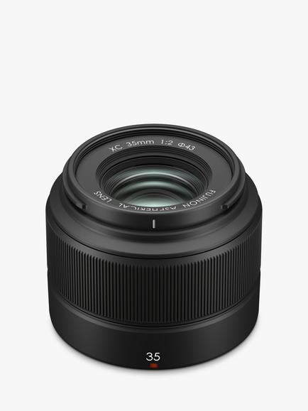 Fujifilm XC35mm f/2 Prime Lens, Black, Black