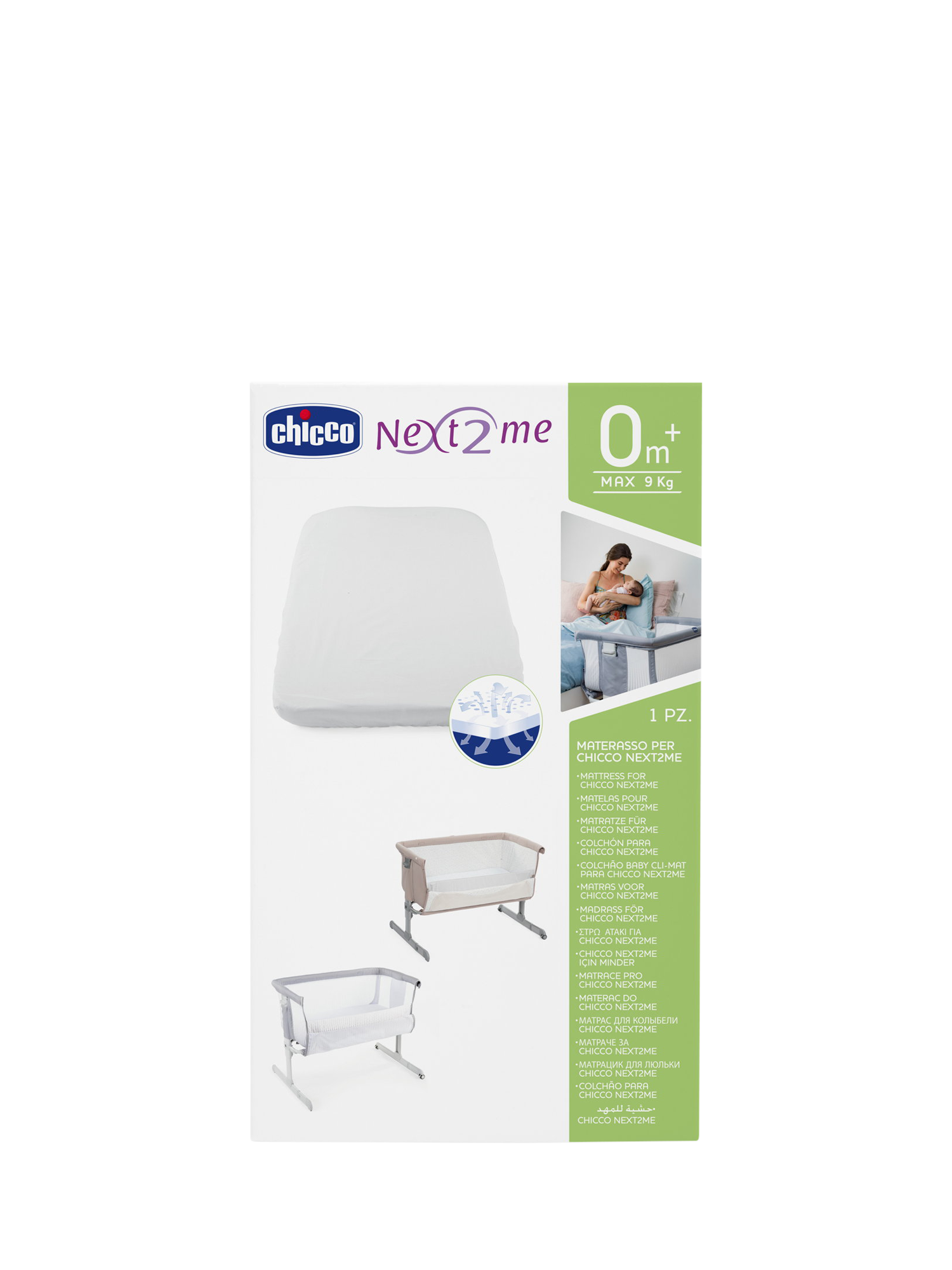 Chicco Baby Next2Me Replacement Mattress H83 x W50cm