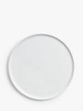 John Lewis Round Porcelain Serving Platter, 32cm, White