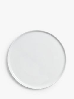 John Lewis Eat Porcelain Round Serving Platter, 32cm, White - view 2, White