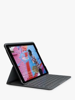 Logitech Slim Folio Bluetooth Keyboard for iPad 7th Gen, Graphite, Graphite