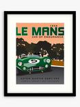 John Lewis Zucarto Art Studios Le Mans 1959 Car Race Framed Print & Mount, 63.5 x 53.5cm, Green/Multi