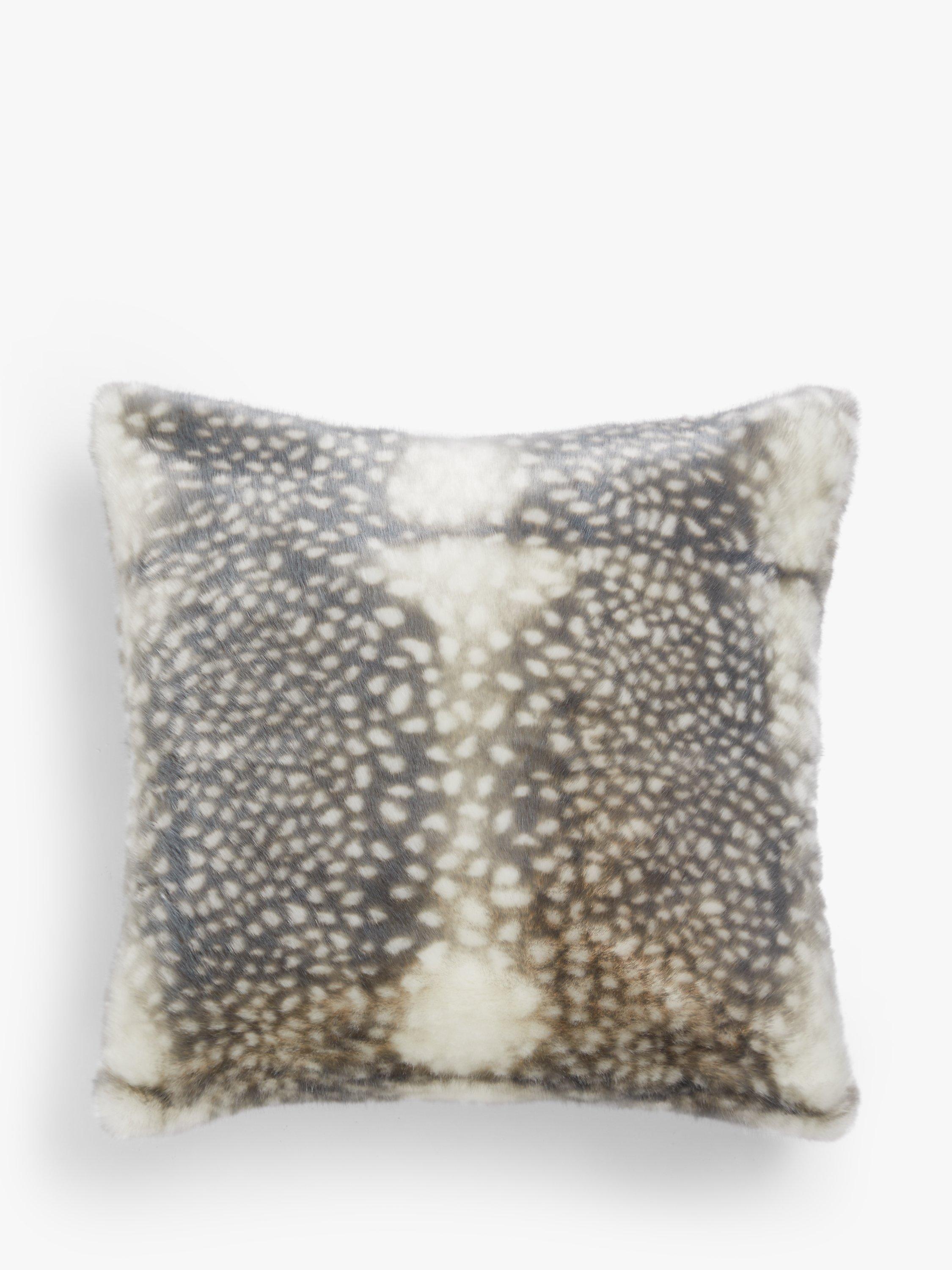 John Lewis Faux Reindeer Fur Cushion