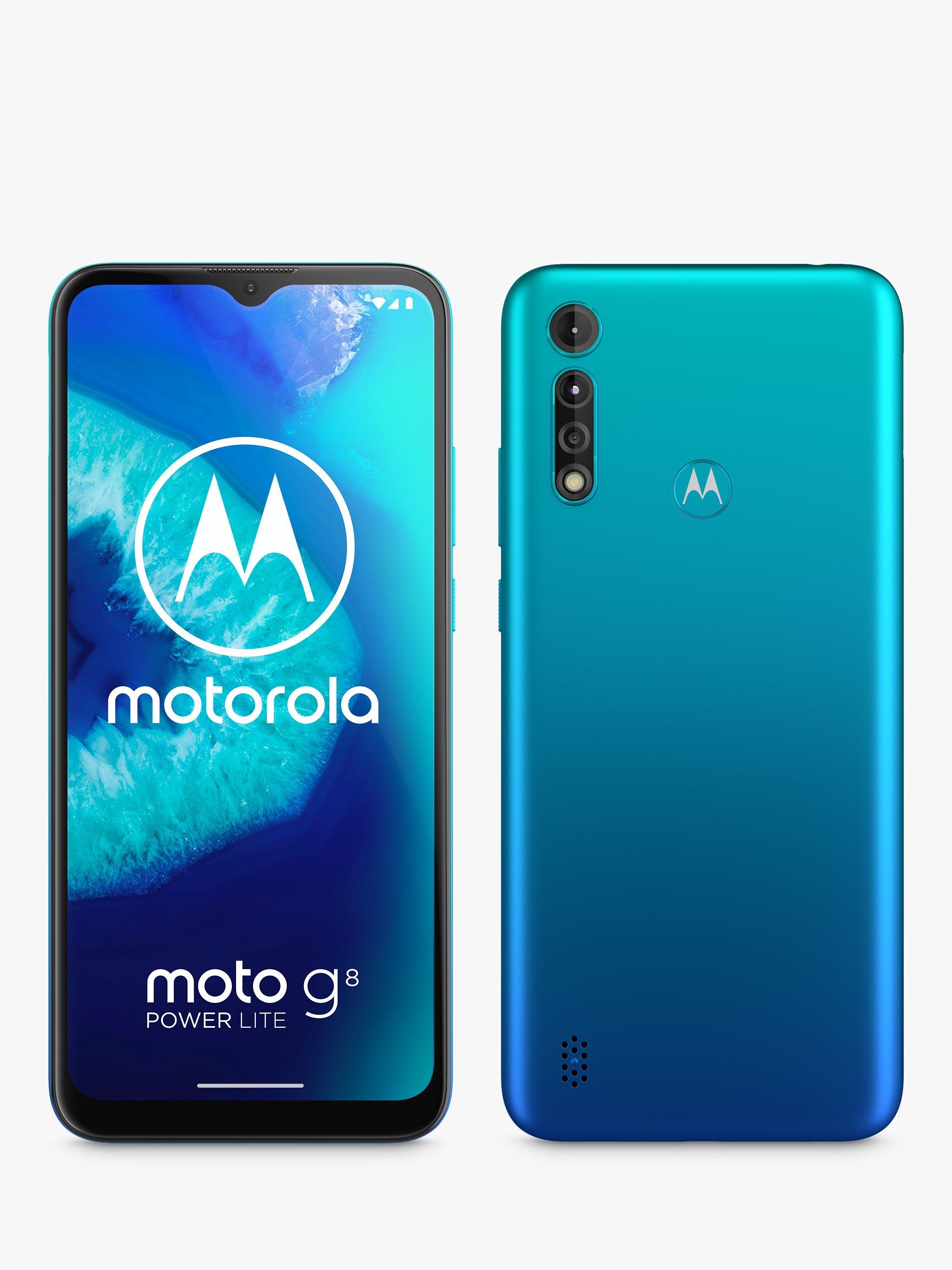 Motorola G8 Power Lite Smartphone, Android, 4GB RAM, 6.5", 4G LTE, SIM Free, 64GB