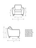 G Plan Vintage The Sixty Eight Armchair, Tweed Denim