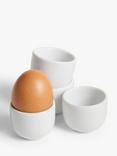 John Lewis Dine Egg Cups, Set of 4, White