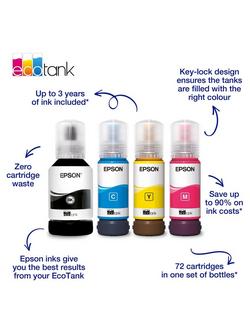 Epson EcoTank 102 Ink Bottle - view 2, Cyan