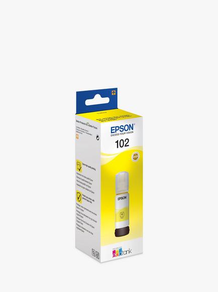 Epson EcoTank 102 Ink Bottle, Yellow