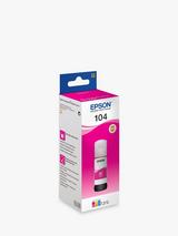 Epson EcoTank 104 Ink Bottle, Magenta