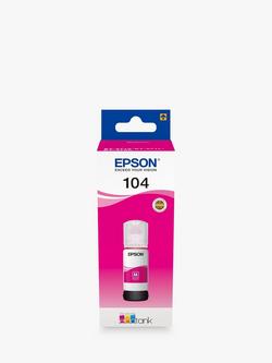 Epson EcoTank 104 Ink Bottle - view 2, Magenta