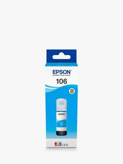 Epson EcoTank 106 Ink Bottle - view 2, Cyan