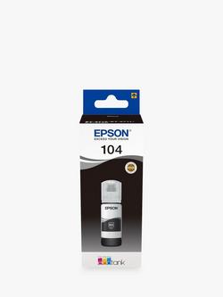 Epson EcoTank 104 Ink Bottle, Black