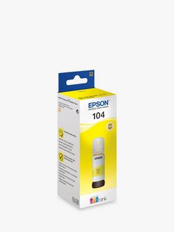 Epson EcoTank 104 Ink Bottle, Yellow