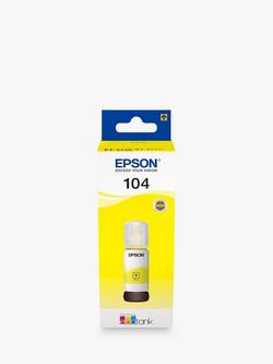 Epson EcoTank 104 Ink Bottle - view 2, Yellow