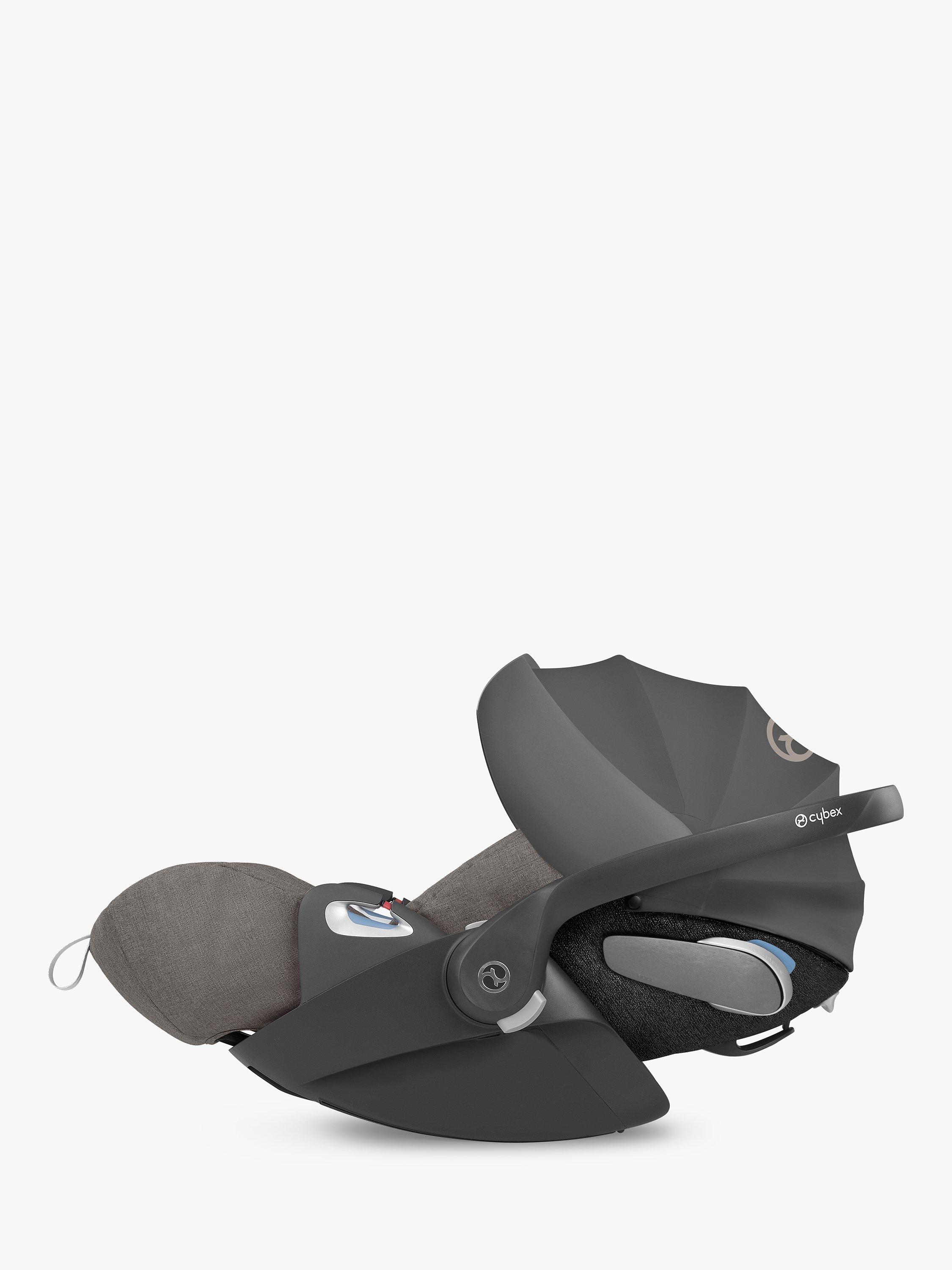 Cybex Cloud Z i-Size Rotating 360 Lie Flat Baby Seat, Soho Grey Plus