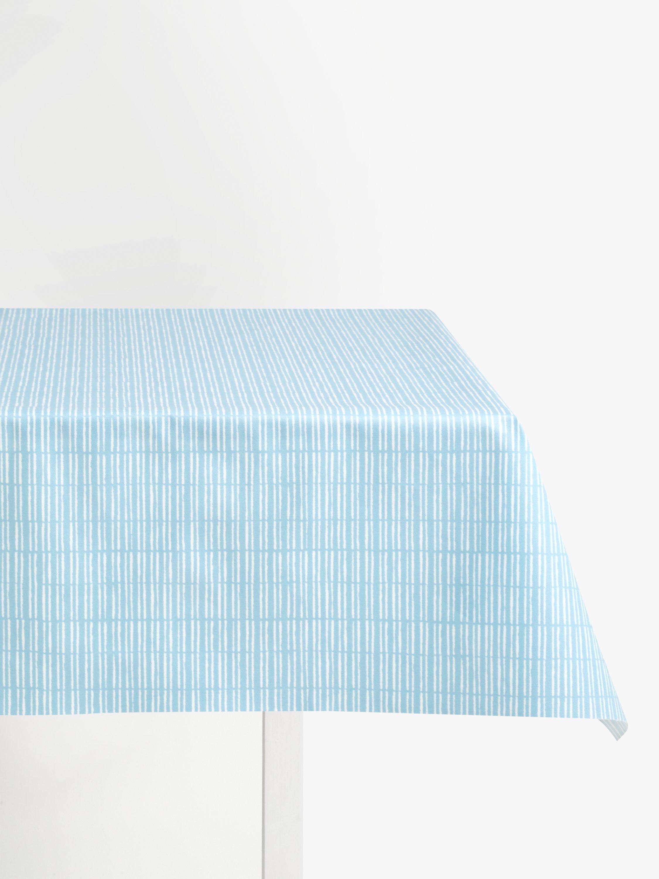 John Lewis Bamboo PVC Tablecloth Fabric, Duck Egg