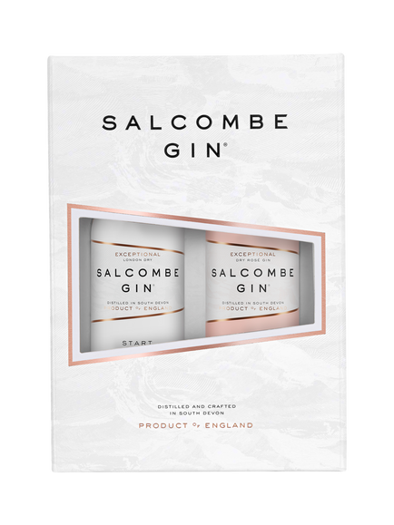 Salcombe Distilling Co Salcombe Gin Miniatures Set, 2x 5cl, Multi