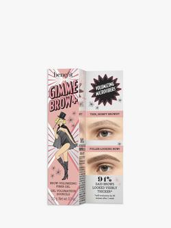 Benefit Gimme Brow+ Volumising Brow Gel - view 2, 3.75 Warm Medium Brown