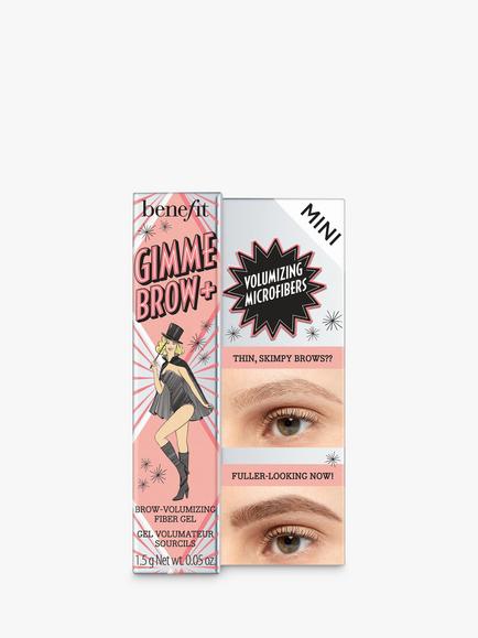 Benefit Gimme Brow+ Volumising Eyebrow Gel Travel Sized Mini - view 2, 3.75 Medium Brown