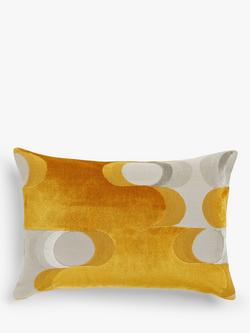John Lewis Far Out Cushion, Mustard