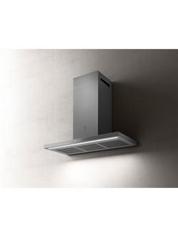 Elica THIN-90 89.8cm Chimney Cooker Hood, A Energy Rating, Stainless Steel, Stainless Steel