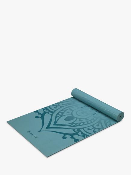Gaiam Premium Niagara Sunset 6mm Yoga Mat, Blue, Blue