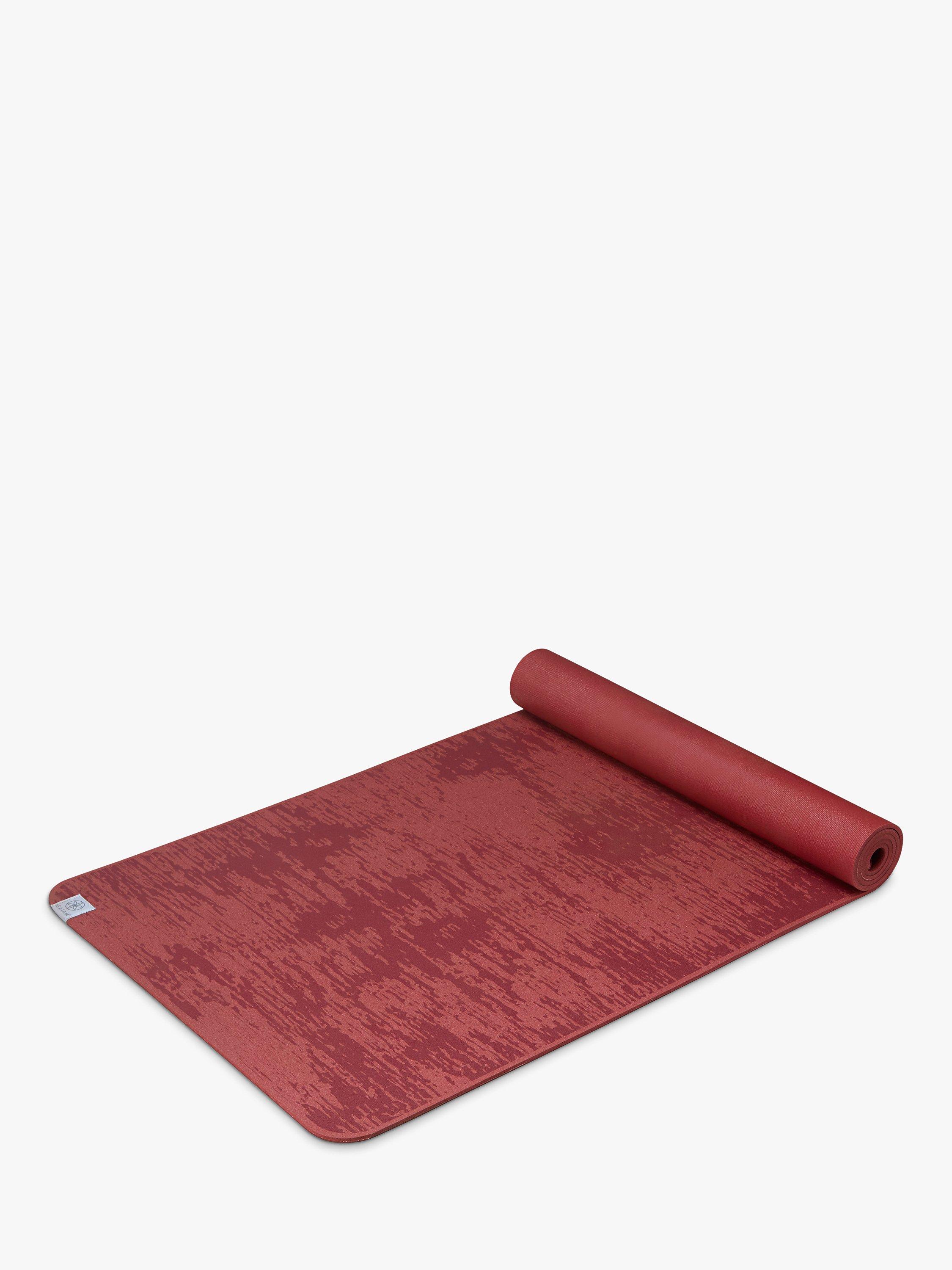 Gaiam Premium Insta-Grip 6mm Yoga Mat, Sunset Red