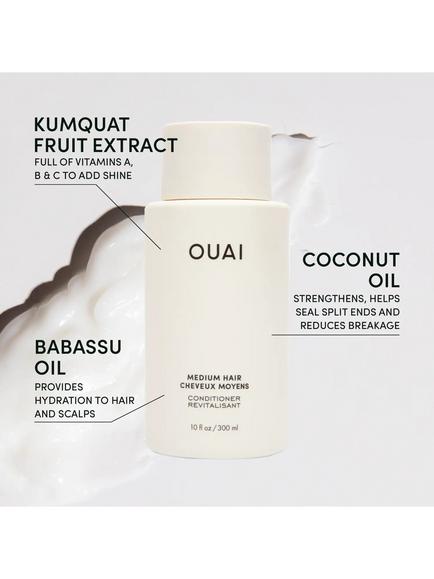 OUAI Medium Hair Conditioner, 300ml - view 2, 