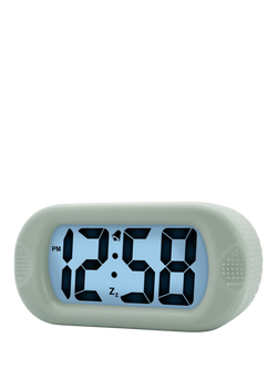 Acctim Silicone Jumbo LCD Smartlite® Digital Alarm Clock - view 2, Mint Green