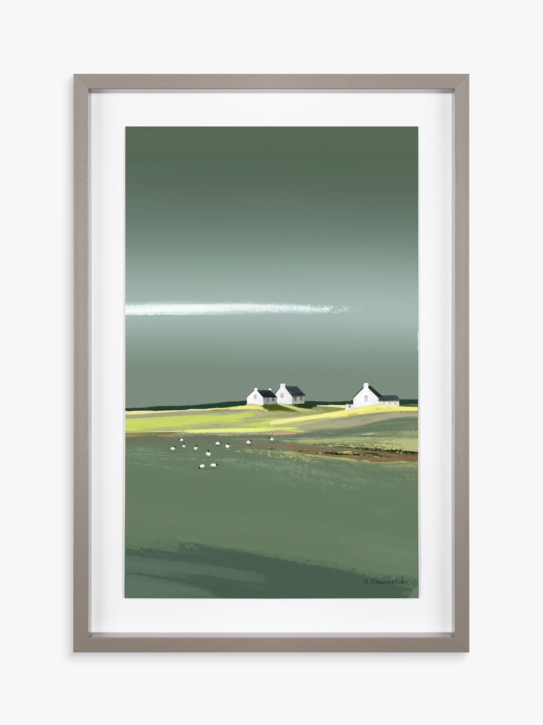 Art Marketing Ulyana Hammond 'Aura' Framed Print & Mount, 41 x 60cm, Grey