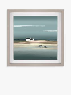 Art Marketing Ulyana Hammond 'Azure' Framed Print & Mount, 38 x 38cm, Blue, Blue