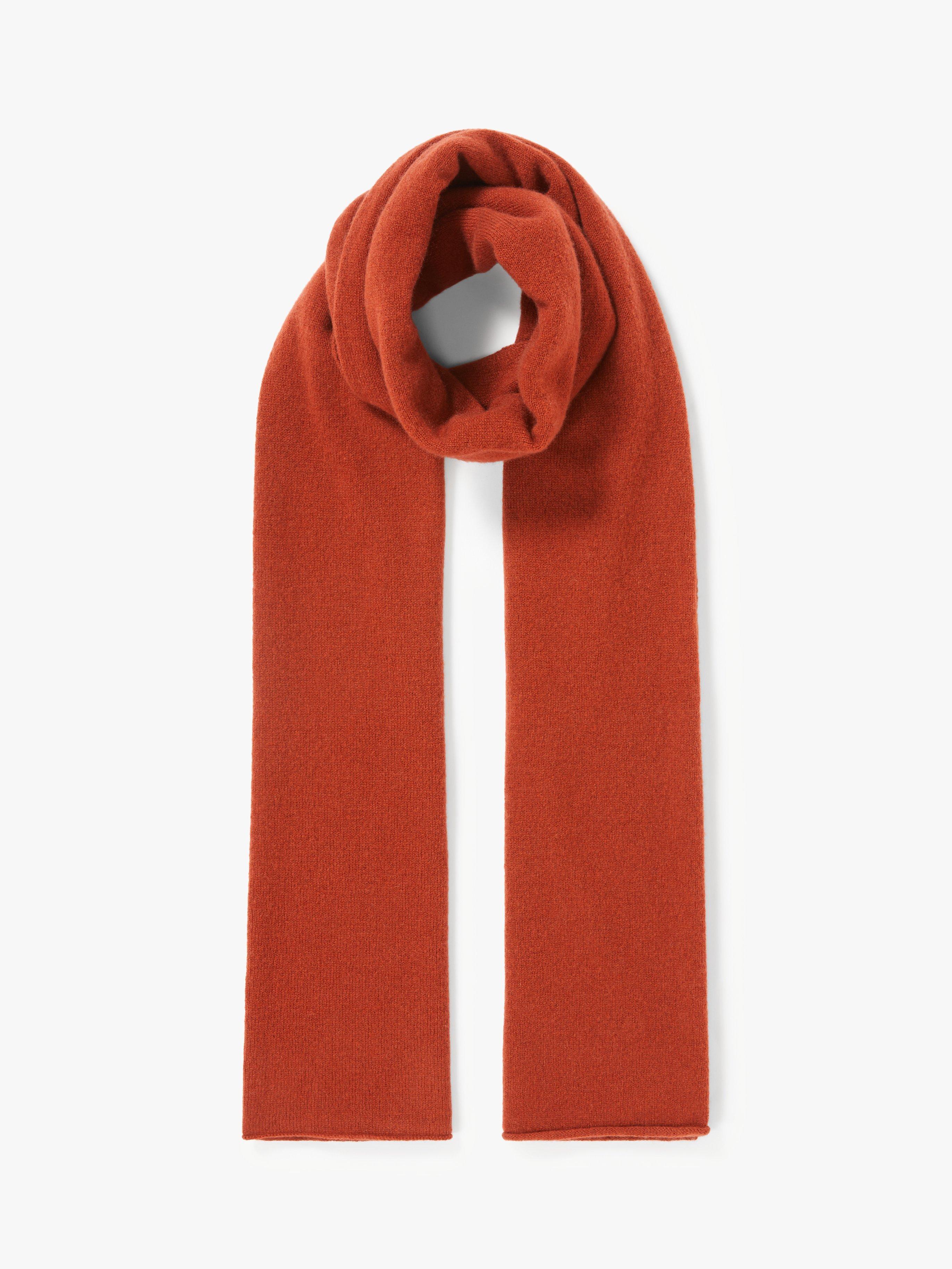 John Lewis & Partners Cashmere Travel Wrap, Burnt Orange