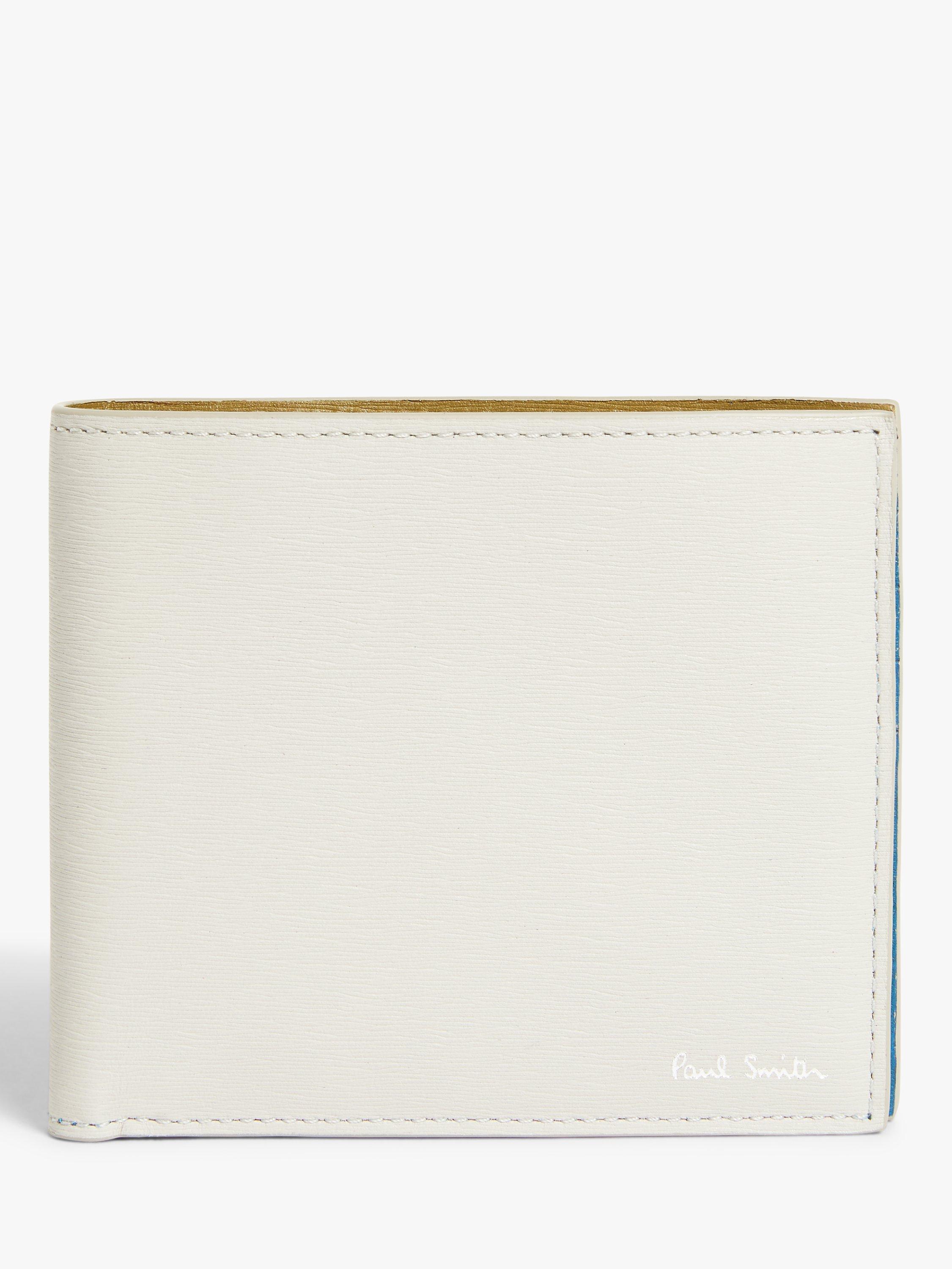 Paul Smith Two Tone Leather Wallet, White/Blue