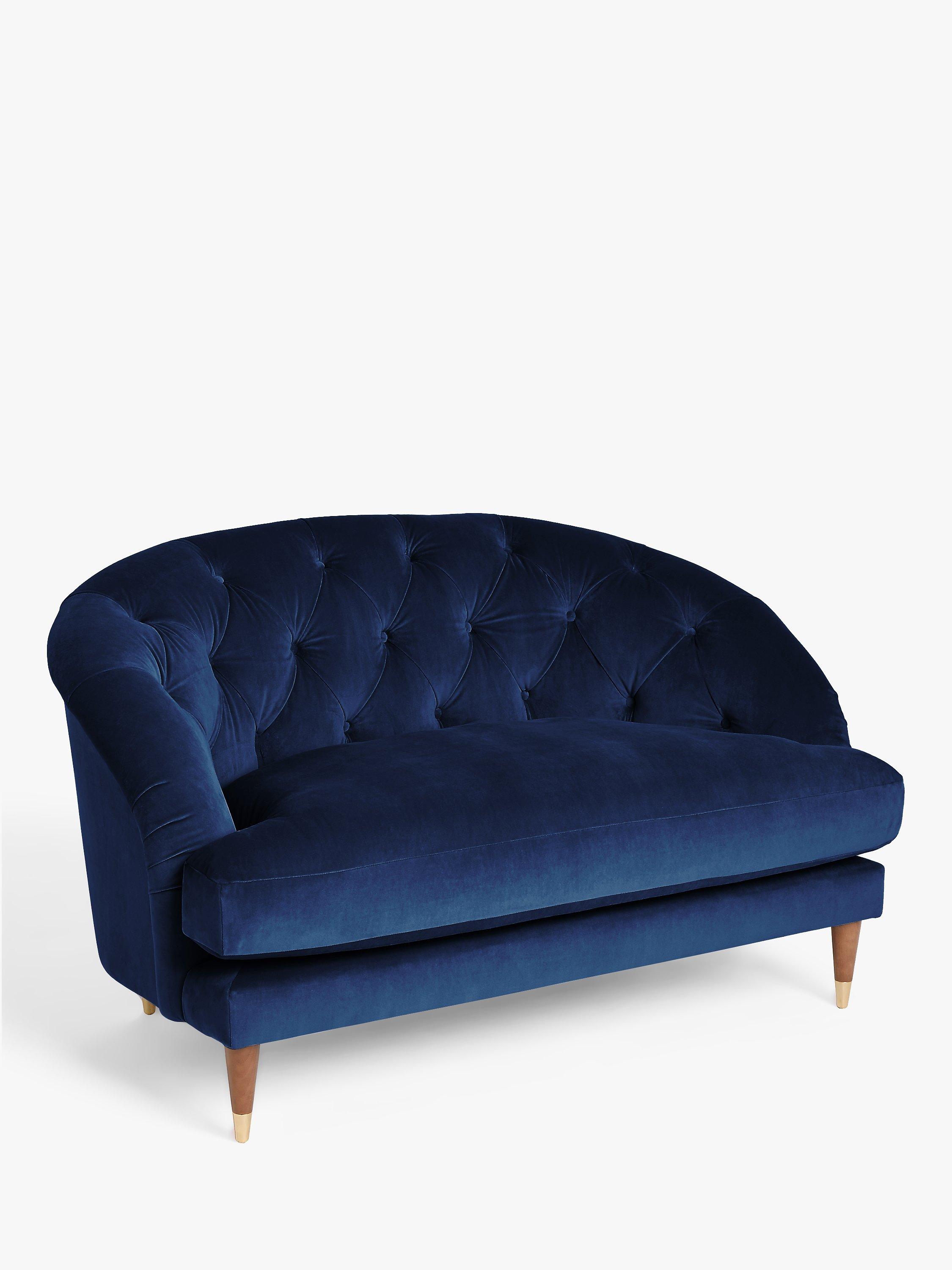 Radley Range, John Lewis + Swoon Radley Loveseat, Caspian Blue Velvet