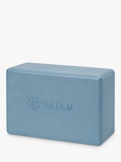 Gaiam Printed Yoga Block - view 2, Printed Blue