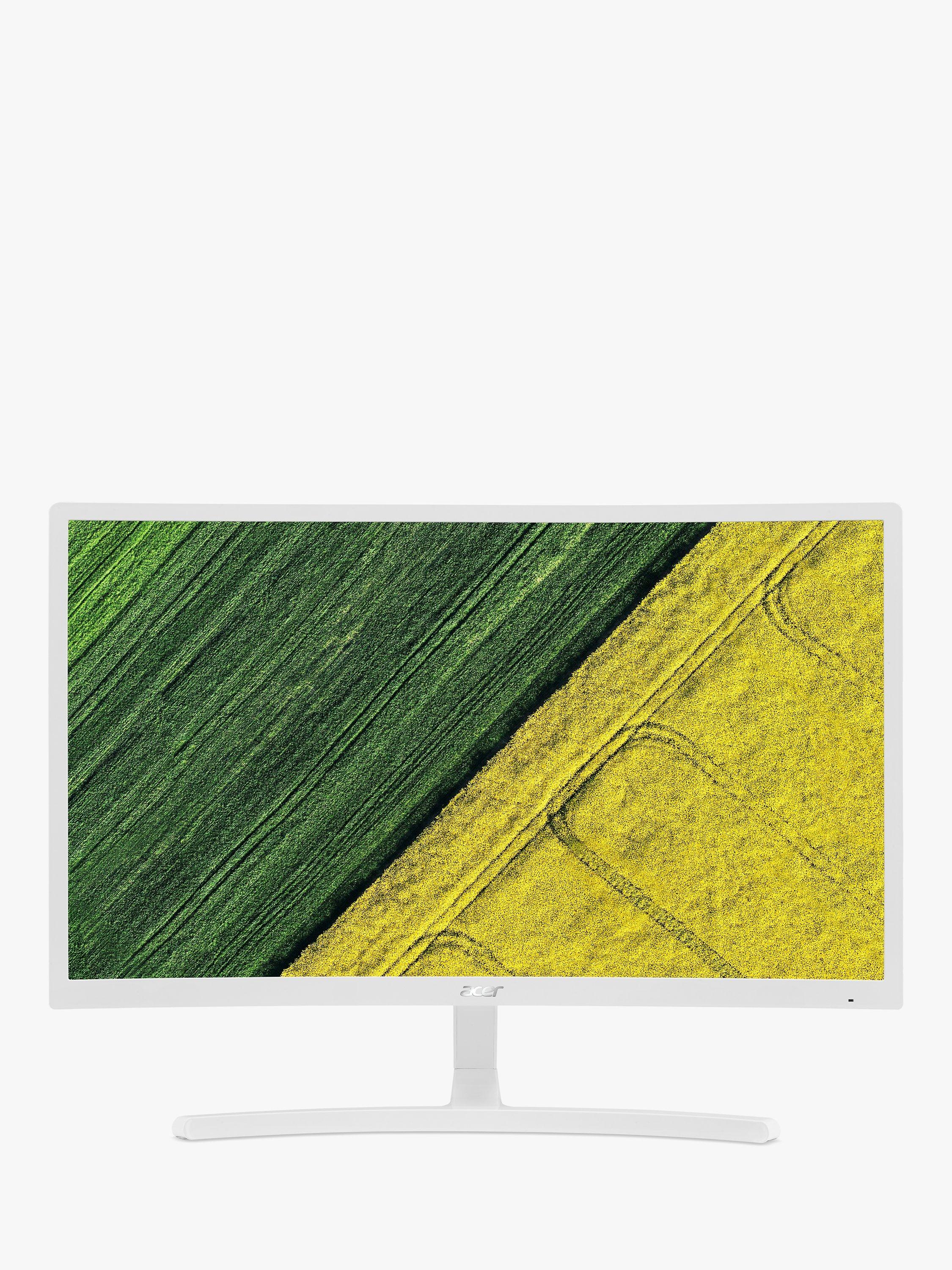 Acer E Series ED242QRwi, Full HD Curved Monitor, 23.6", White