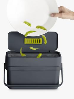 Joseph Joseph Food Waste Caddy, 4L - view 2, Dark Grey