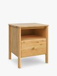 John Lewis Spindle 1 Drawer Bedside Table