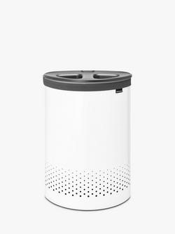 Brabantia Selector Laundry Bin, 55L, White