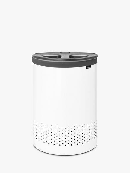 Brabantia Selector Laundry Bin, 55L, White