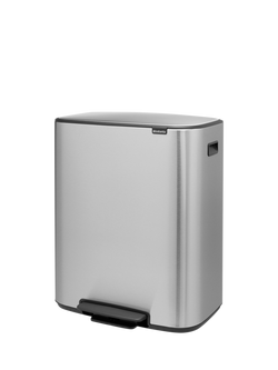 Brabantia Bo Pedal Bin, 60L - view 2, Matt Steel Fpp