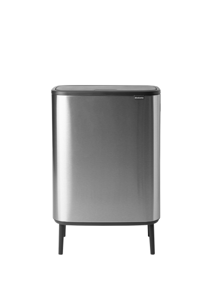 Brabantia Bo Hi Touch Bin, 60L, Matt Steel Fpp
