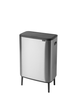 Brabantia Bo Hi Touch Bin, 60L - view 2, Matt Steel Fpp