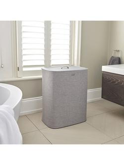 Joseph Joseph Tota Laundry Basket, 90L - view 2, Grey