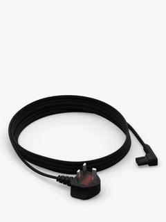 Sonos Long Power Cable for Sonos One, 3.5m, Black