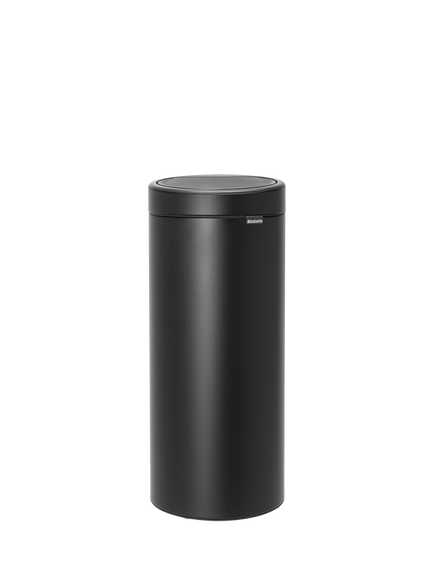 Brabantia New Touch Bin, Mineral Moonlight Black, 30L, Mineral Moonlight Black