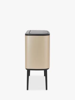Brabantia Bo Touch Bin, 11L & 23L - view 2, Metallic Gold