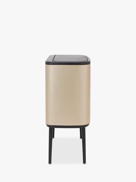 Brabantia Bo Touch Bin, 11L & 23L - view 2, Metallic Gold