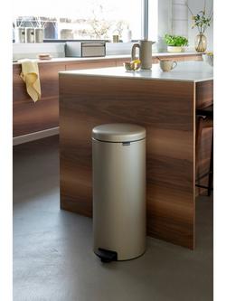 Brabantia newIcon Pedal Bin, 30L - view 2, Metallic Gold