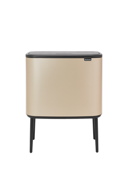Brabantia Bo Touch Bin, 36L, Metallic Gold
